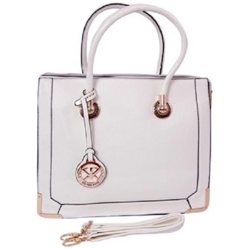 Silver Rose Handbag