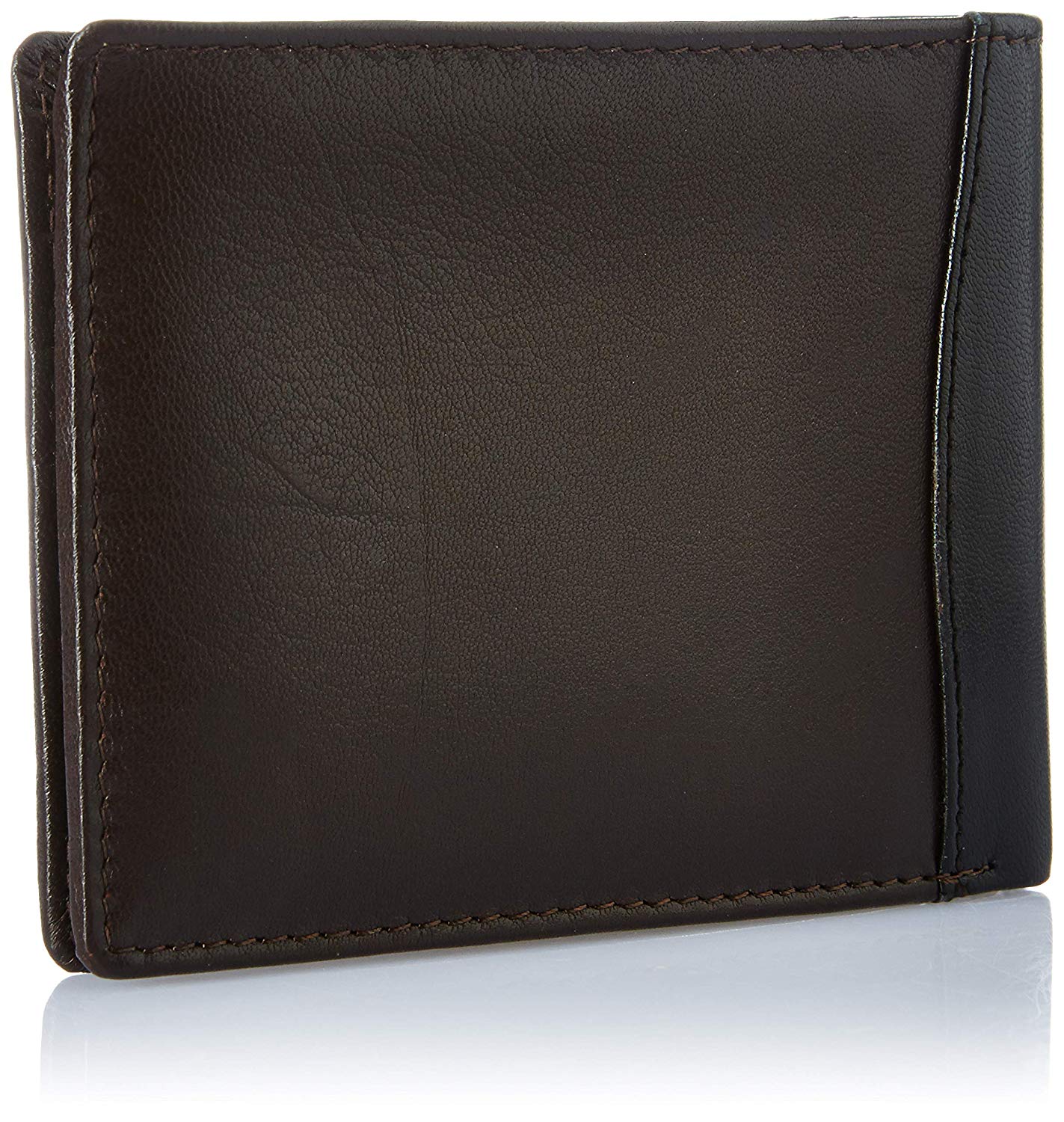 Brown Colour Bi-Fold Italian Leather Slim Wallet ( 6 Card Slot + 2 Hidden Compartment + Cash Compartment)