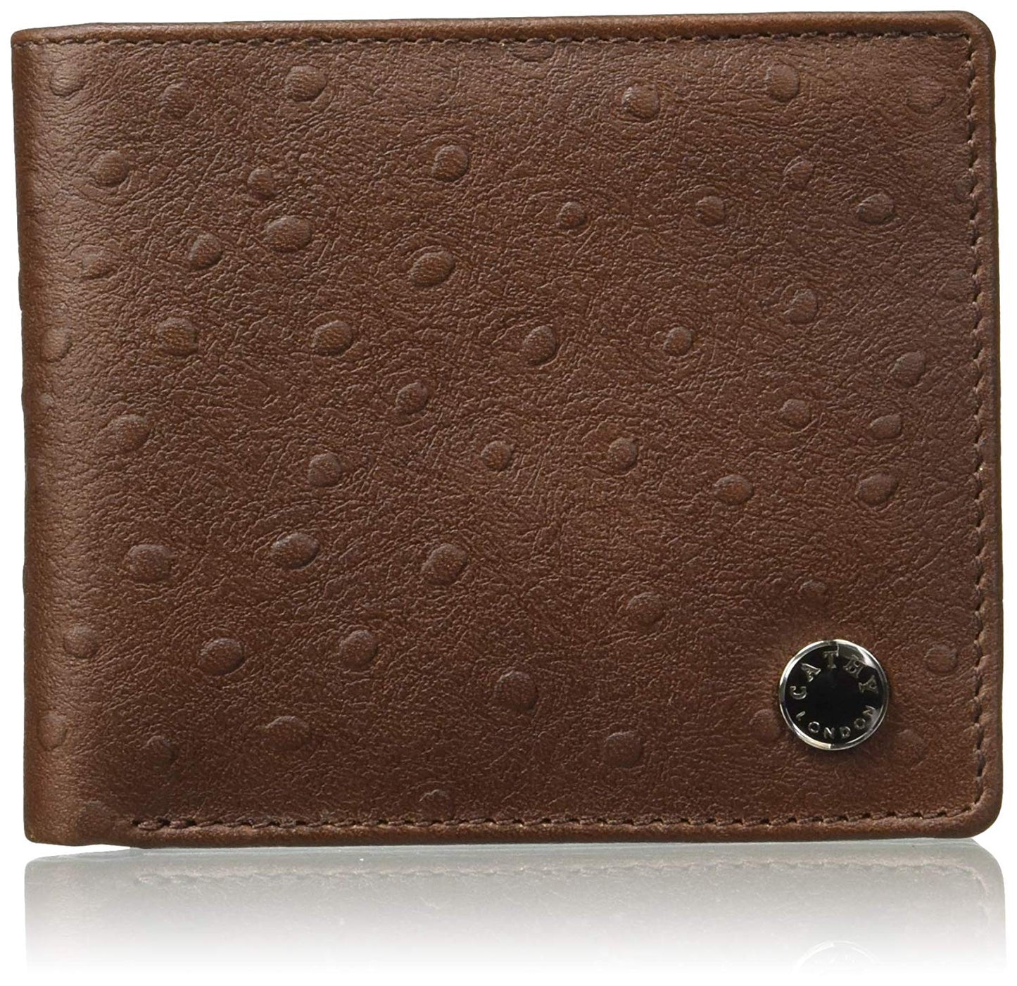 Brown Colour Bi-Fold Italian Leather Slim Wallet ( 6 Card Slot + 2 Hidden Compartment + Cash Compartment )