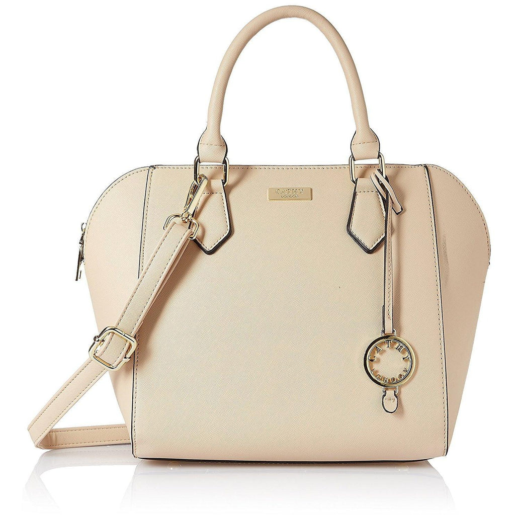 cathy london women's handbag beige