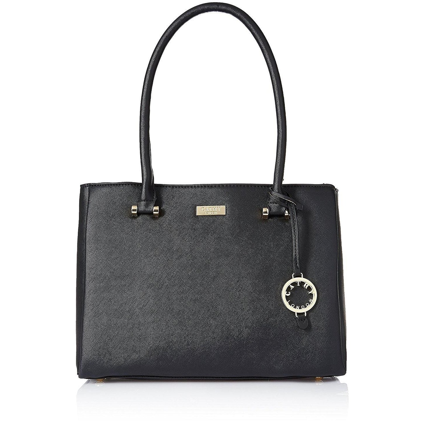 cathy london black handbag