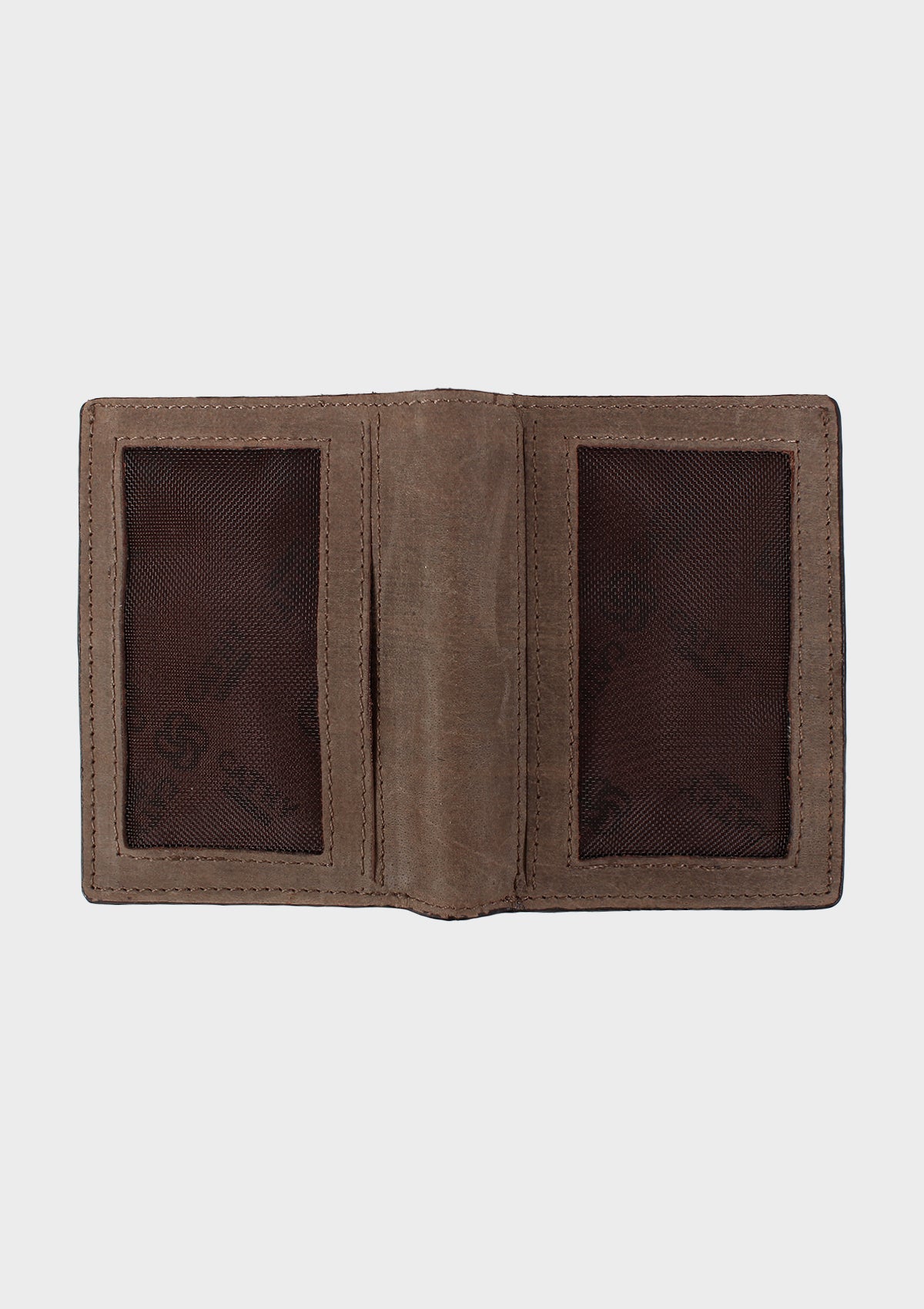 Brown Colour Bi-Fold Italian Leather Card Holder/Slim Wallet (6 Card Slot + 2 ID Slot + Cash Compartment)