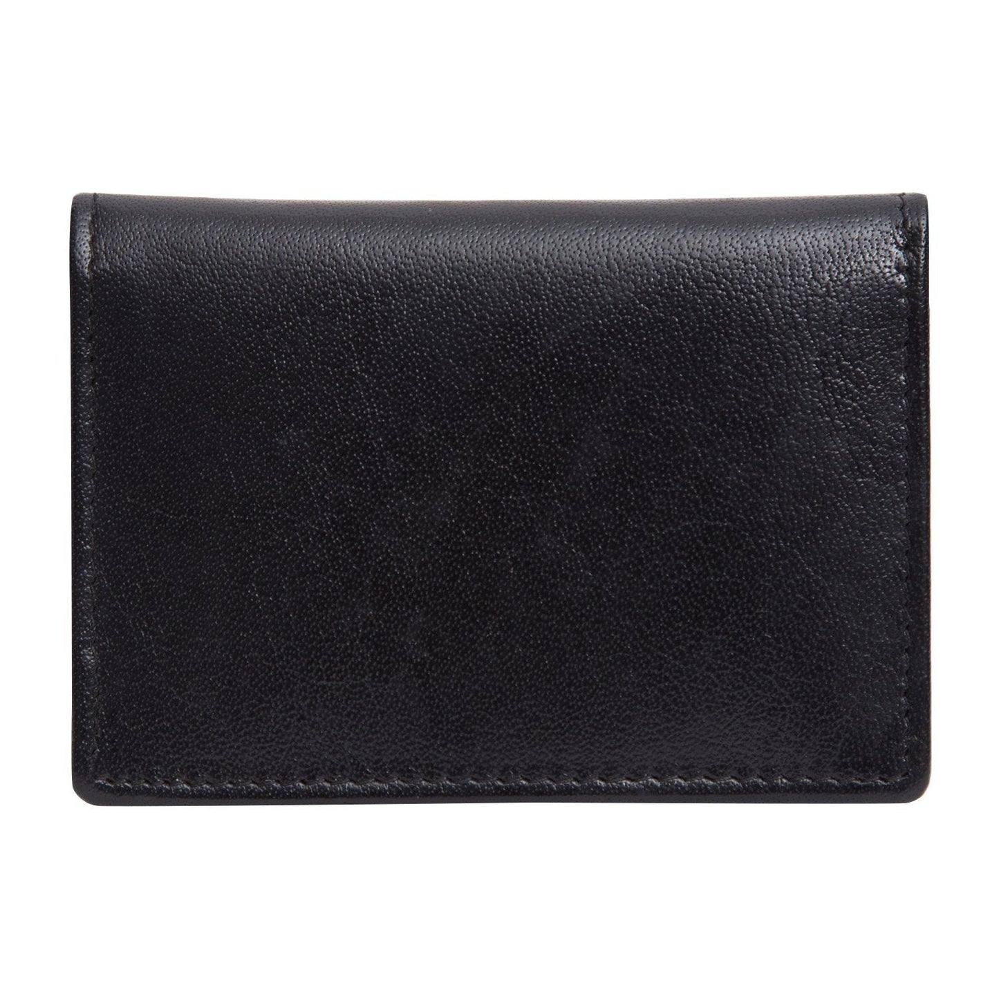 Black Colour Bi-Fold Italian Leather Card Holder/Slim Wallet (Holds Upto 10 Cards + 1 ID Slot) Cathy London 