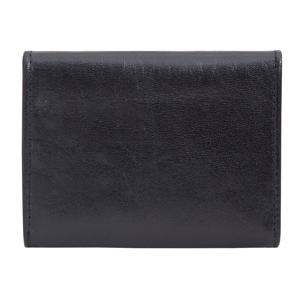 Black Colour Italian Leather Card Holder/Slim Wallet (Holds Upto 16 Cards) Cathy London 
