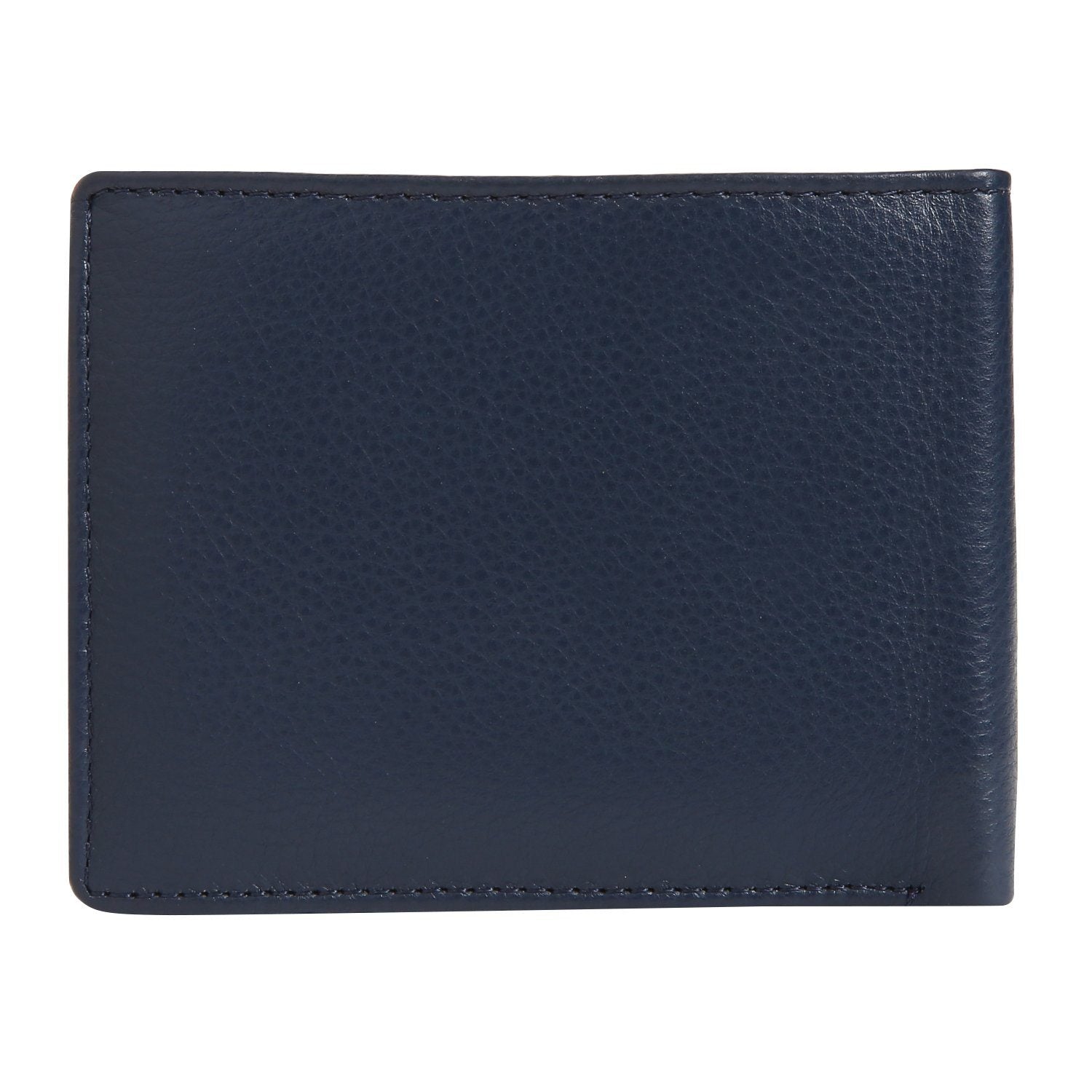 Blue Colour Bi-Fold Italian Leather Slim Wallet (8 Card Slot + 2 Hidden Compartment + 1 ID Slot + Coin Pocket + Cash Compartment) Cathy London 
