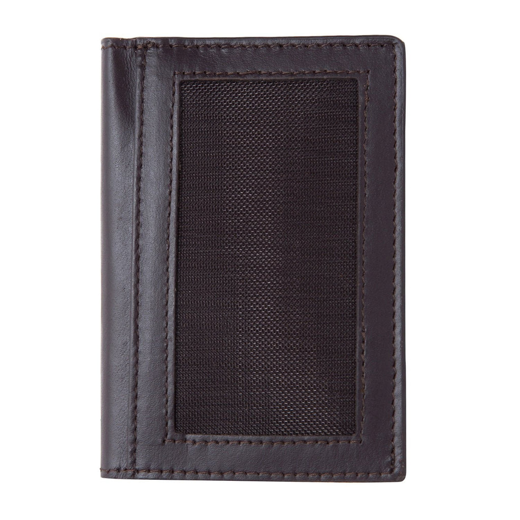 Coffee Colour Bi-Fold Italian Leather Card Holder/Slim Wallet (9 Card Slot + 3 Hidden Compartment + 1 ID Slot + Cash Compartment) Cathy London 