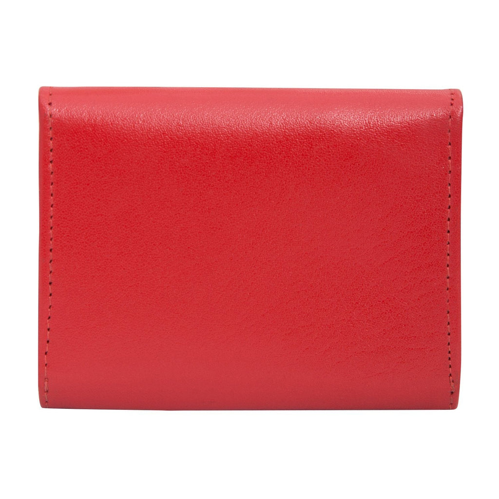 Red Colour Italian Leather Card Holder/Slim Wallet (Holds Upto 16 Cards) Cathy London 