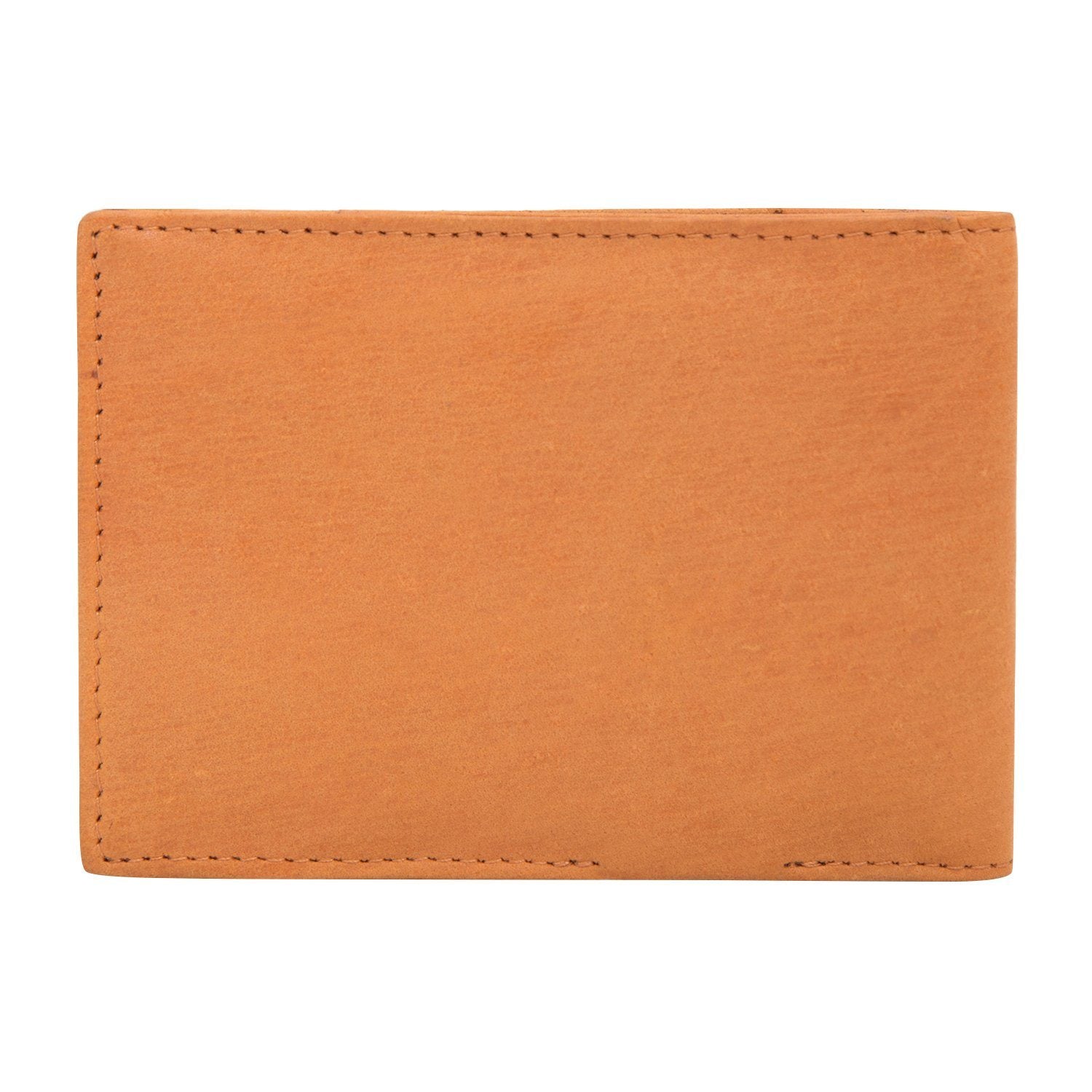 Tan Colour Italian Leather Money Clip/Slim Wallet (6 Card Slot + Money Clip) Cathy London 
